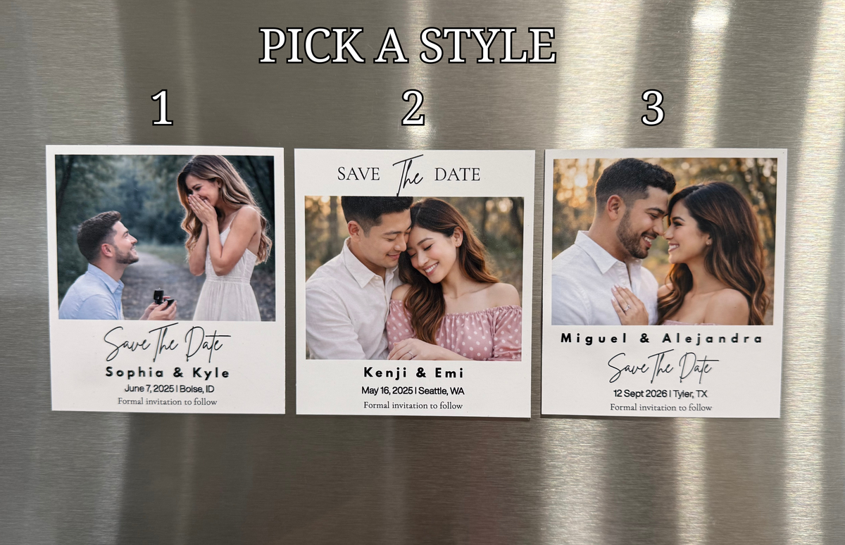 Save The Date Magnets